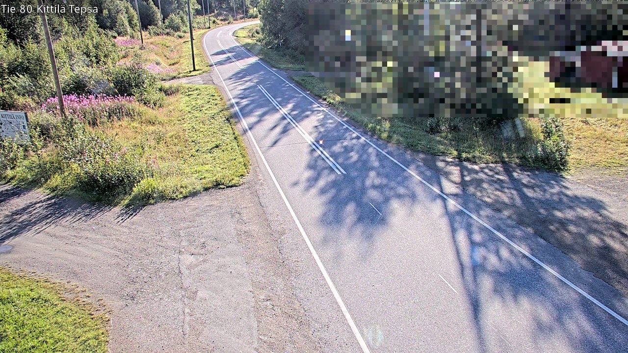 Weather Camera Image Väg 80 Kittilä, Tepsa, Kittilä, Lappi