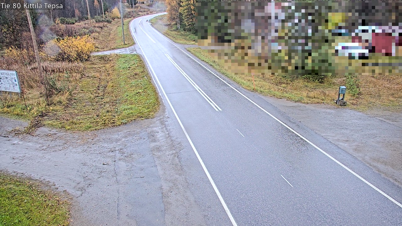 Weather Camera Image Road 80 Kittilä, Tepsa, Kittilä, Lappi