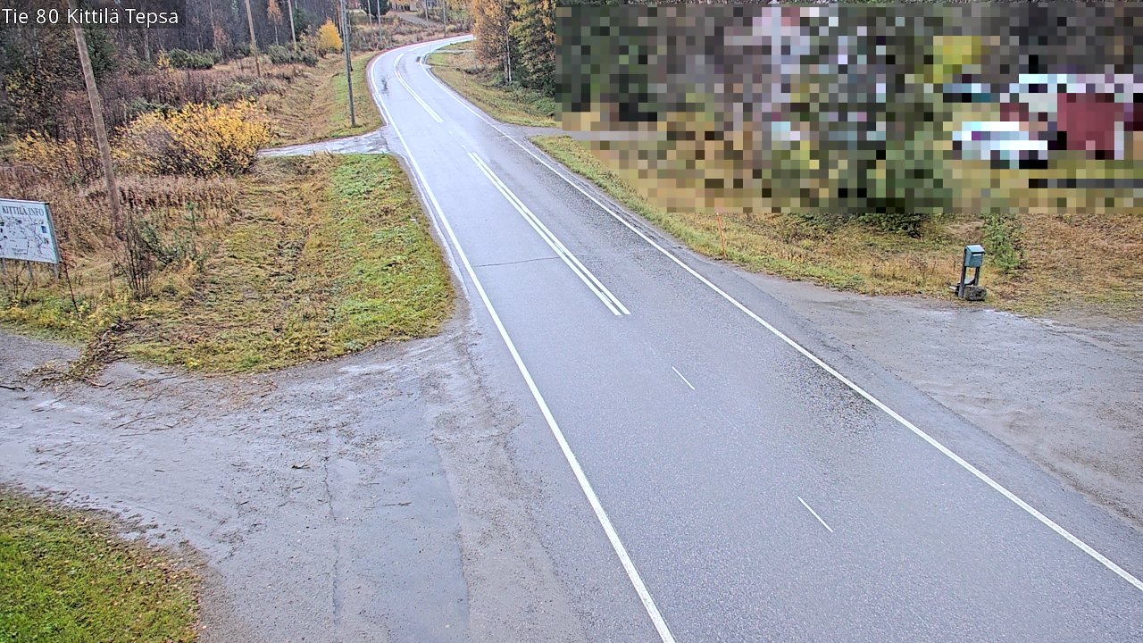 Weather Camera Image Road 80 Kittilä, Tepsa, Kittilä, Lappi