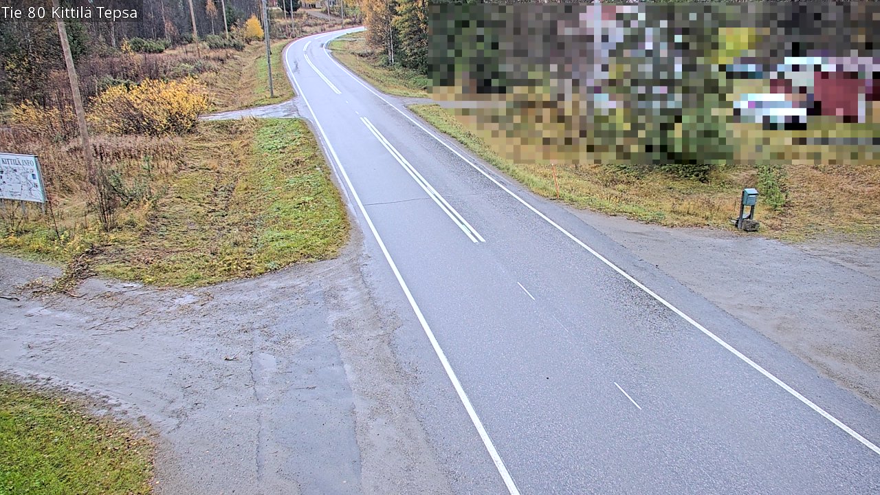 Weather Camera Image Road 80 Kittilä, Tepsa, Kittilä, Lappi