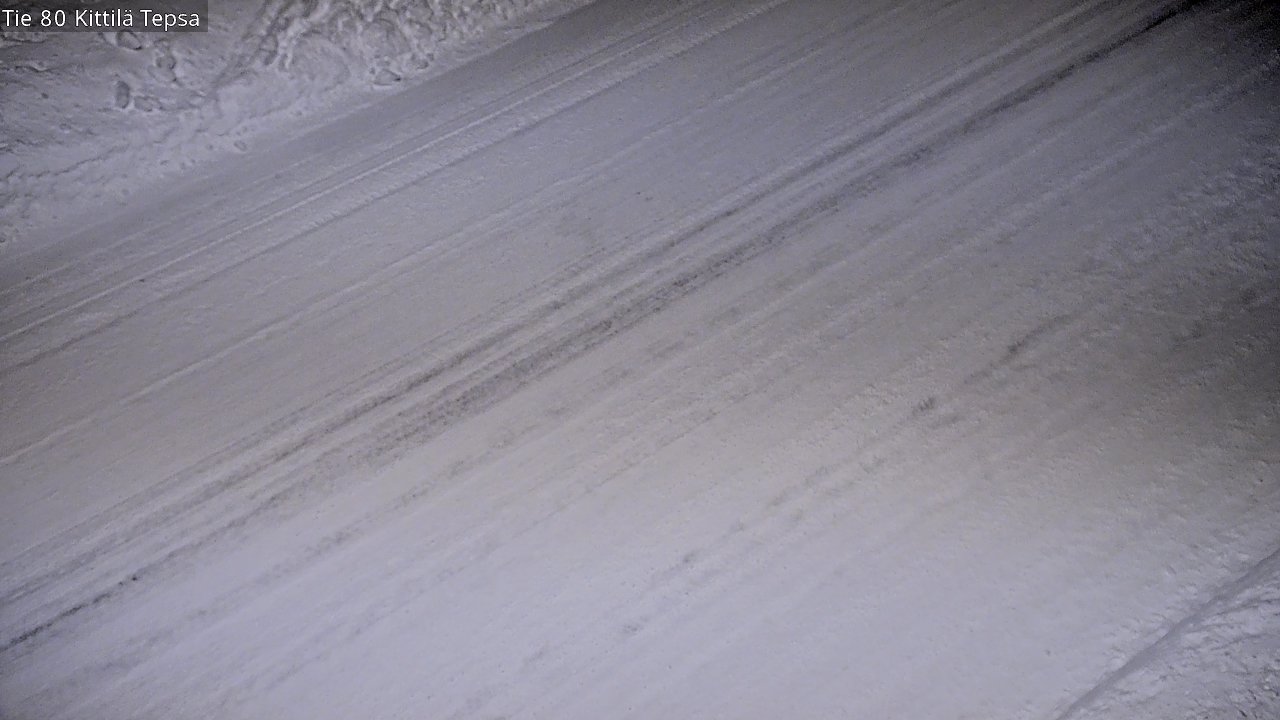 Weather Camera Image Väg 80 Kittilä, Tepsa, Kittilä, Lappi