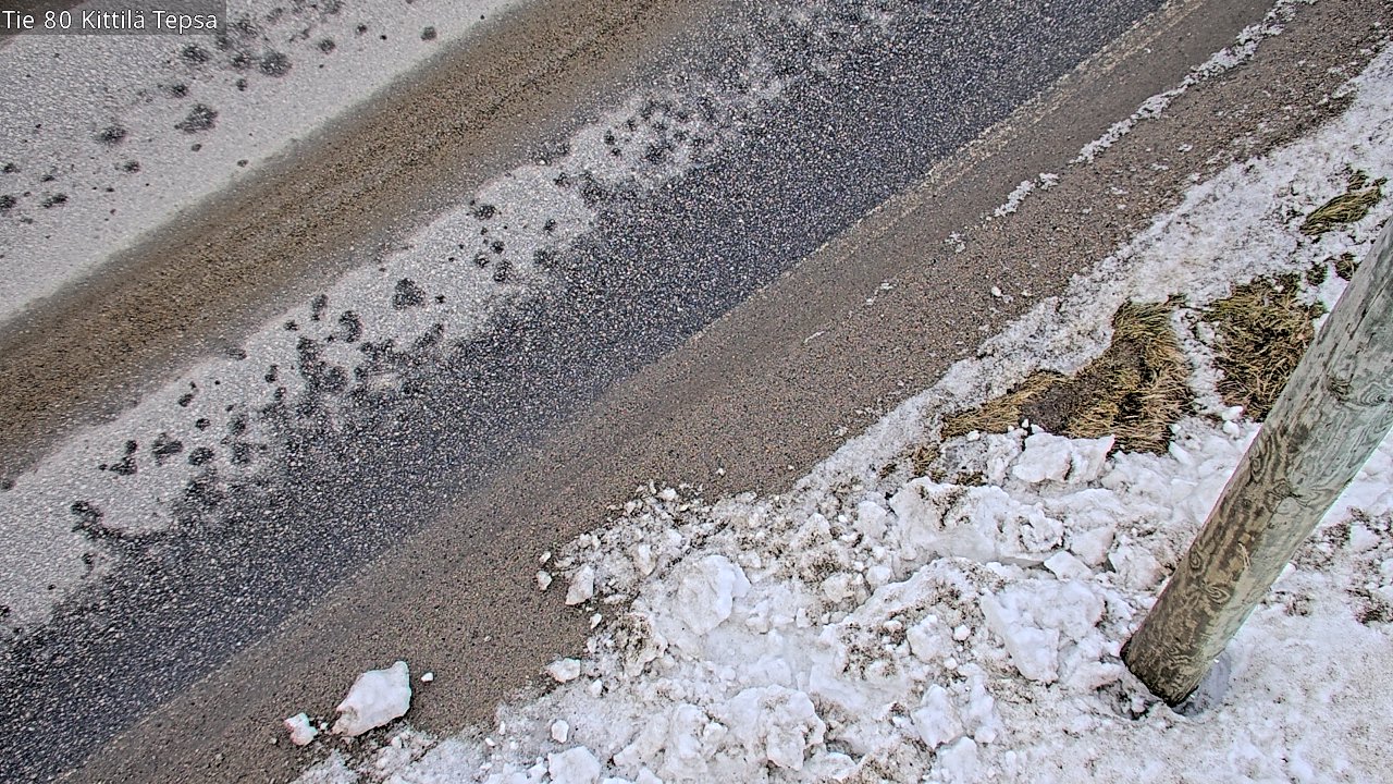 Weather Camera Image Väg 80 Kittilä, Tepsa, Kittilä, Lappi