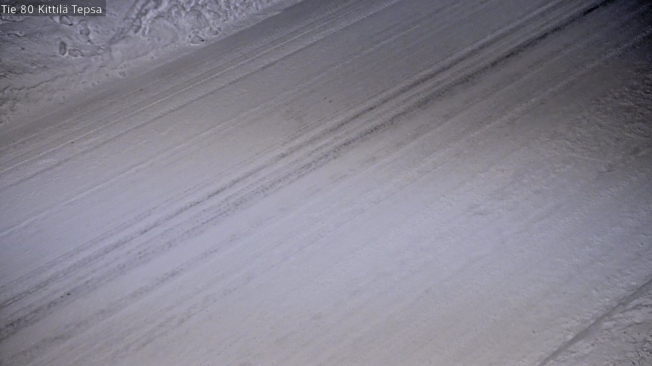 Weather Camera Image Väg 80 Kittilä, Tepsa, Kittilä, Lappi