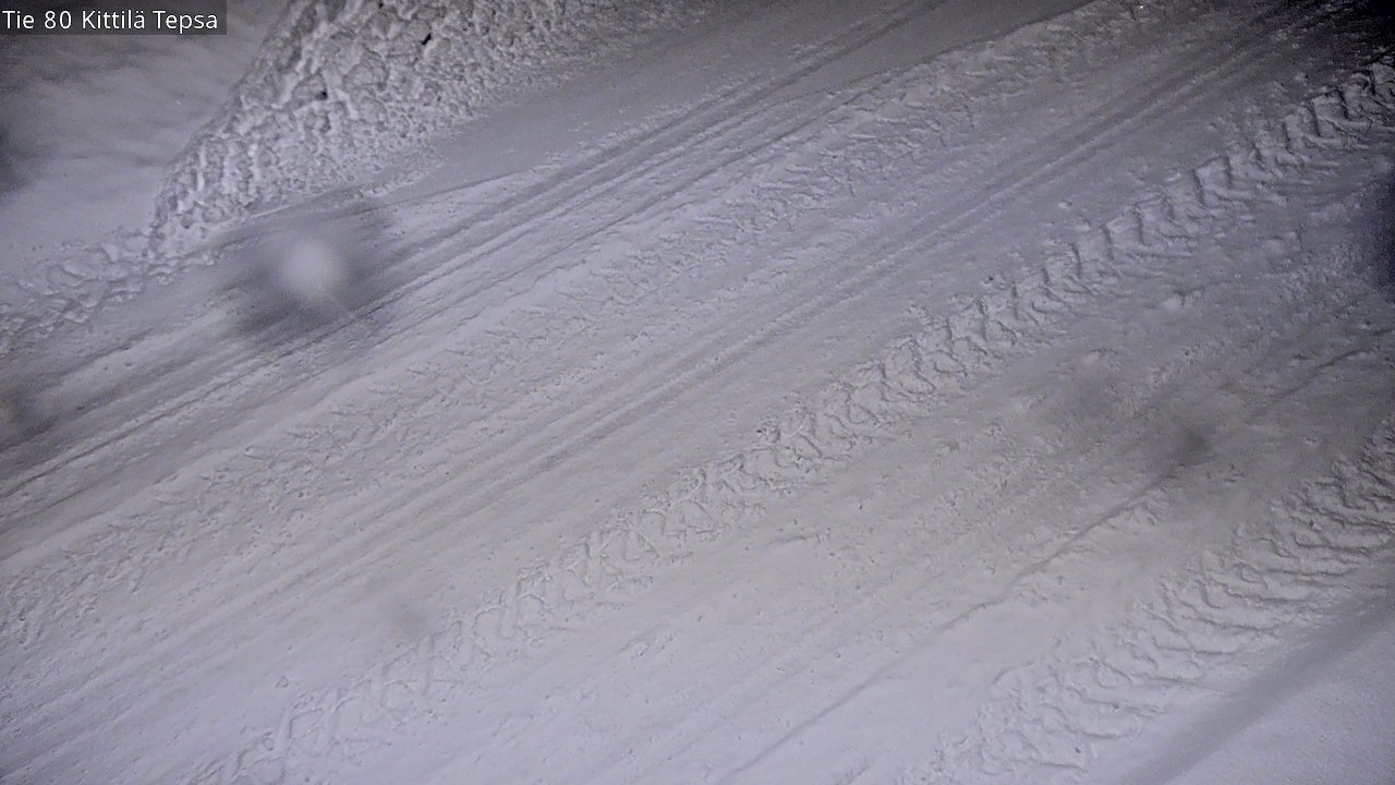 Weather Camera Image Väg 80 Kittilä, Tepsa, Kittilä, Lappi
