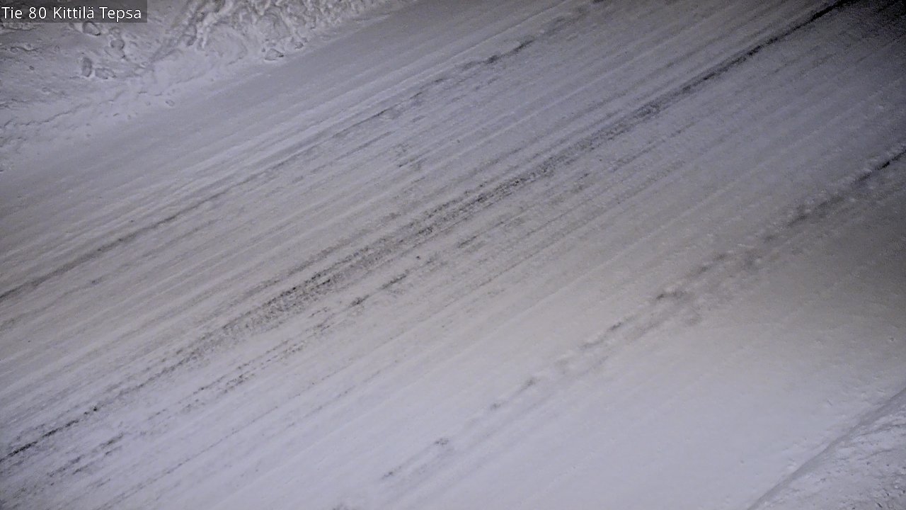 Weather Camera Image Väg 80 Kittilä, Tepsa, Kittilä, Lappi