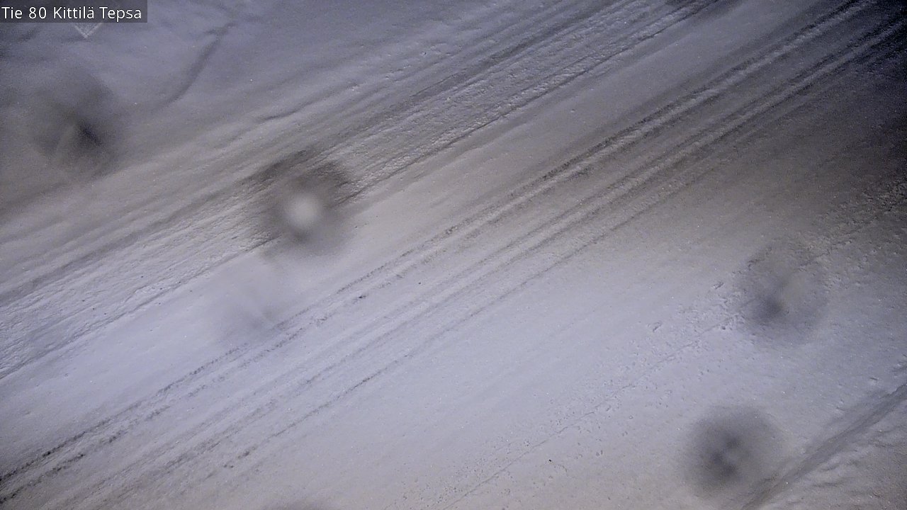 Weather Camera Image Väg 80 Kittilä, Tepsa, Kittilä, Lappi
