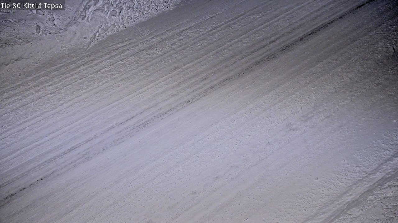 Weather Camera Image Väg 80 Kittilä, Tepsa, Kittilä, Lappi