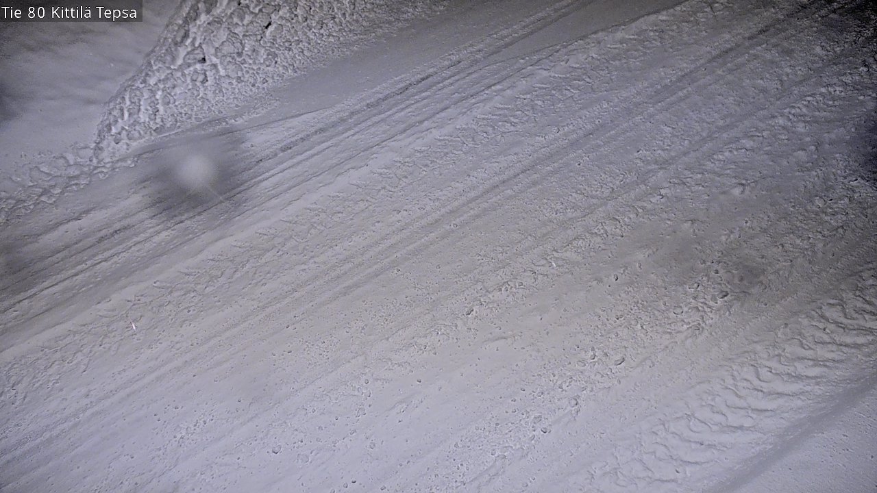 Weather Camera Image Väg 80 Kittilä, Tepsa, Kittilä, Lappi