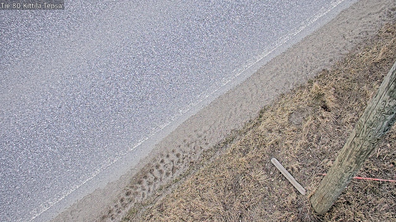 Weather Camera Image Väg 80 Kittilä, Tepsa, Kittilä, Lappi