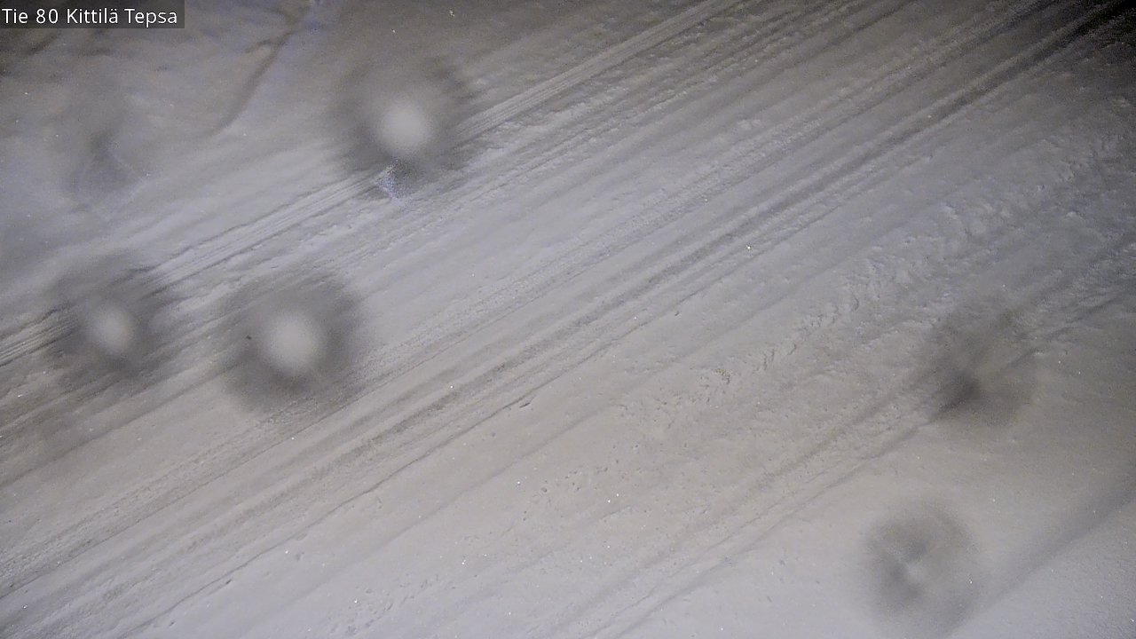 Weather Camera Image Väg 80 Kittilä, Tepsa, Kittilä, Lappi