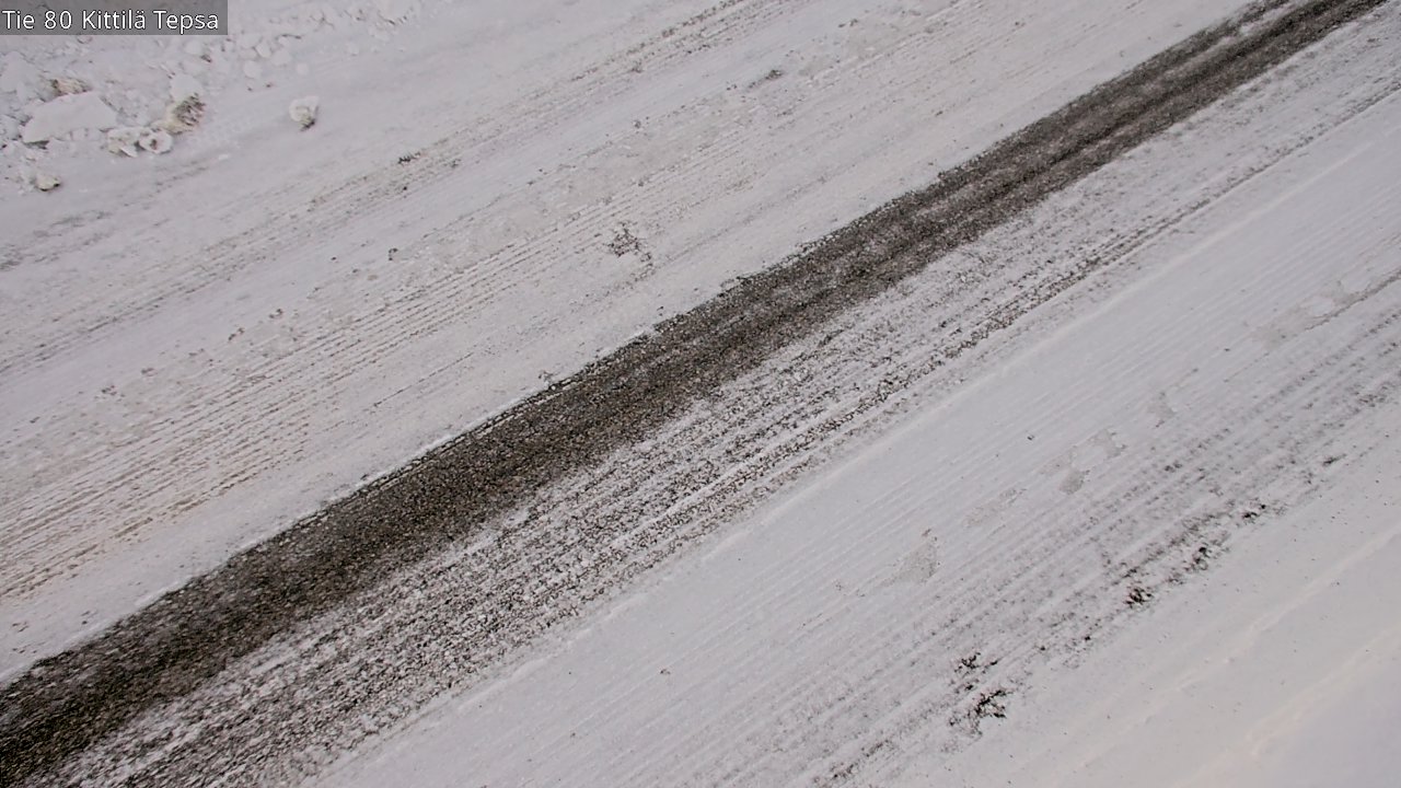 Weather Camera Image Road 80 Kittilä, Tepsa, Kittilä, Lappi