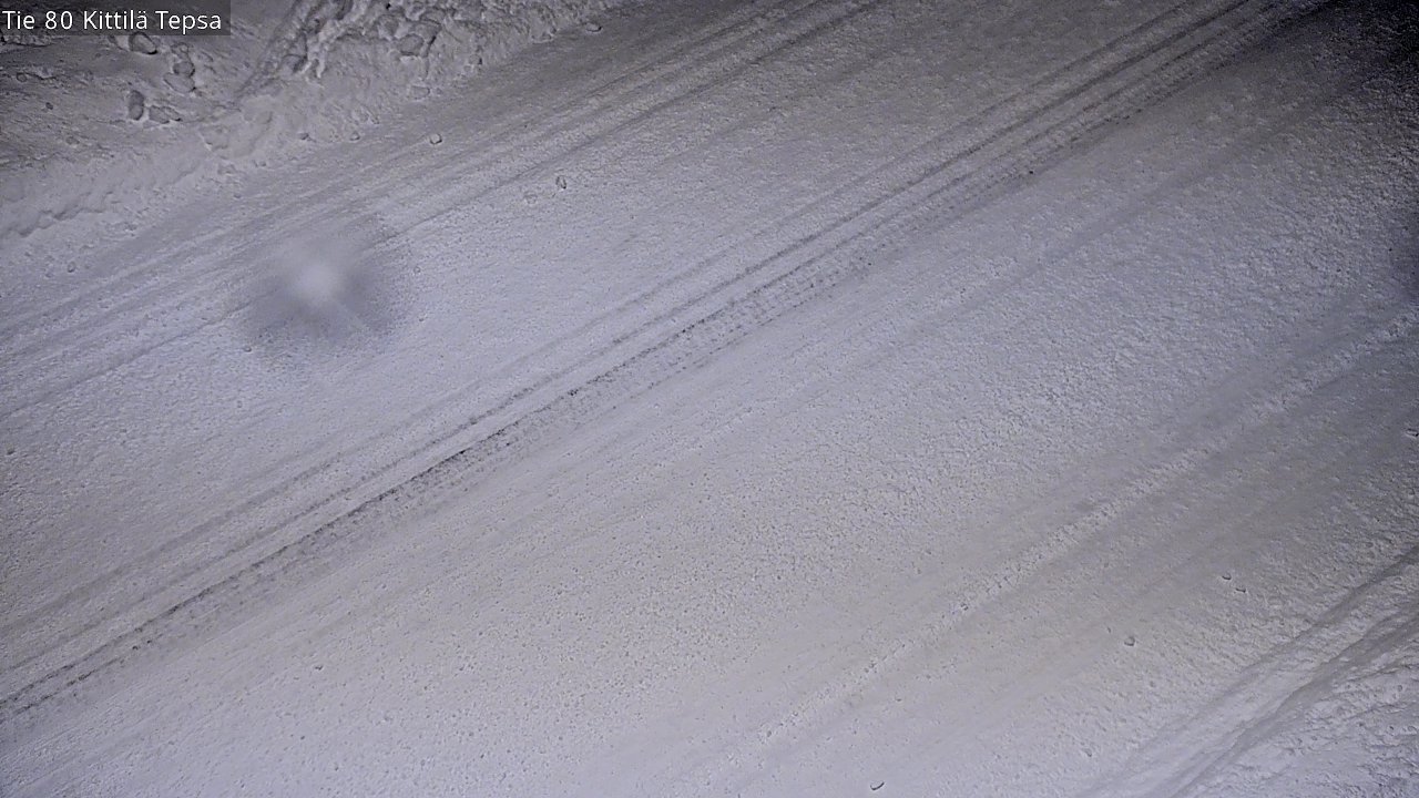 Weather Camera Image Väg 80 Kittilä, Tepsa, Kittilä, Lappi