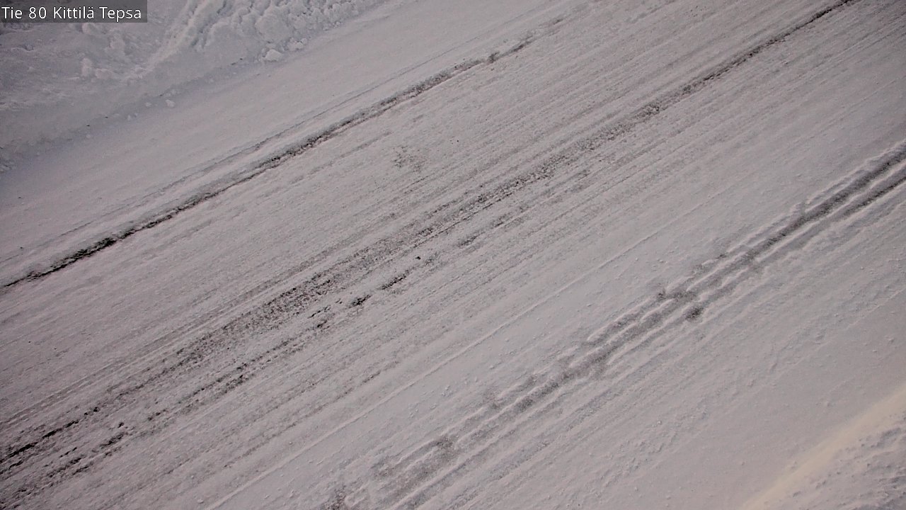 Weather Camera Image Väg 80 Kittilä, Tepsa, Kittilä, Lappi