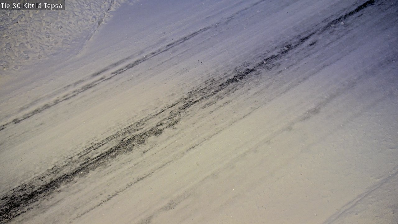 Weather Camera Image Väg 80 Kittilä, Tepsa, Kittilä, Lappi