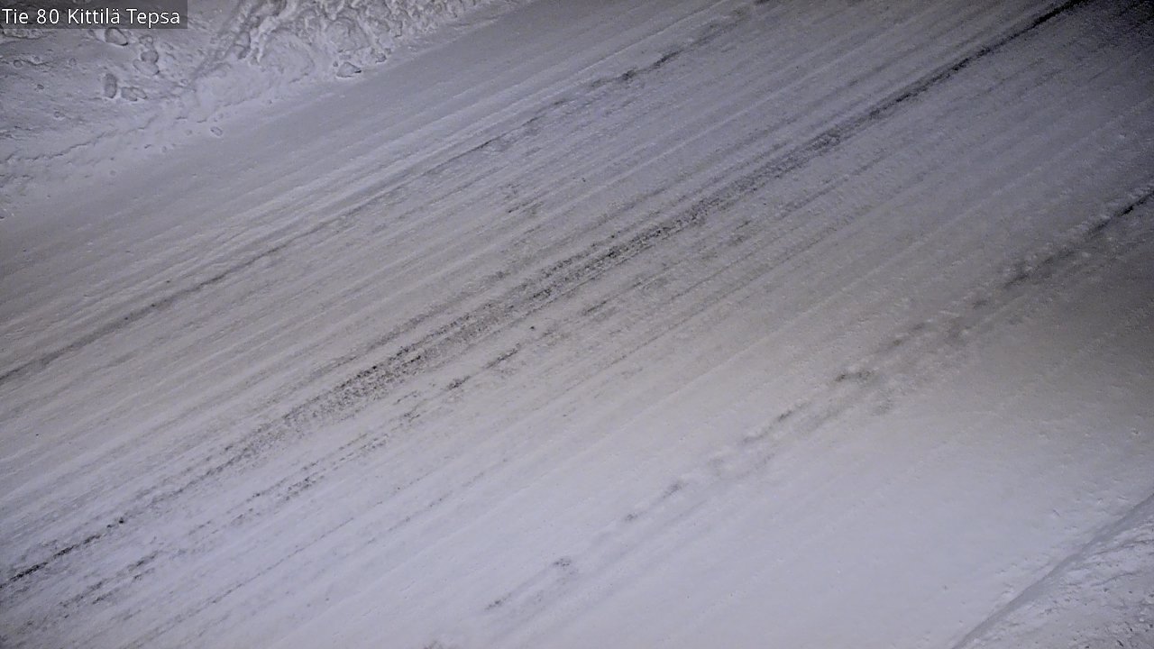 Weather Camera Image Väg 80 Kittilä, Tepsa, Kittilä, Lappi