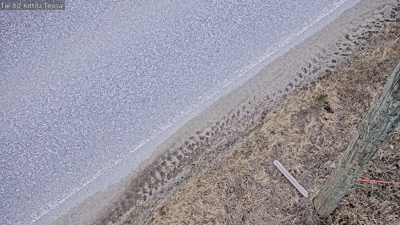 Weather Camera Image Väg 80 Kittilä, Tepsa, Kittilä, Lappi