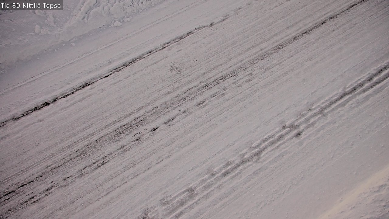 Weather Camera Image Väg 80 Kittilä, Tepsa, Kittilä, Lappi