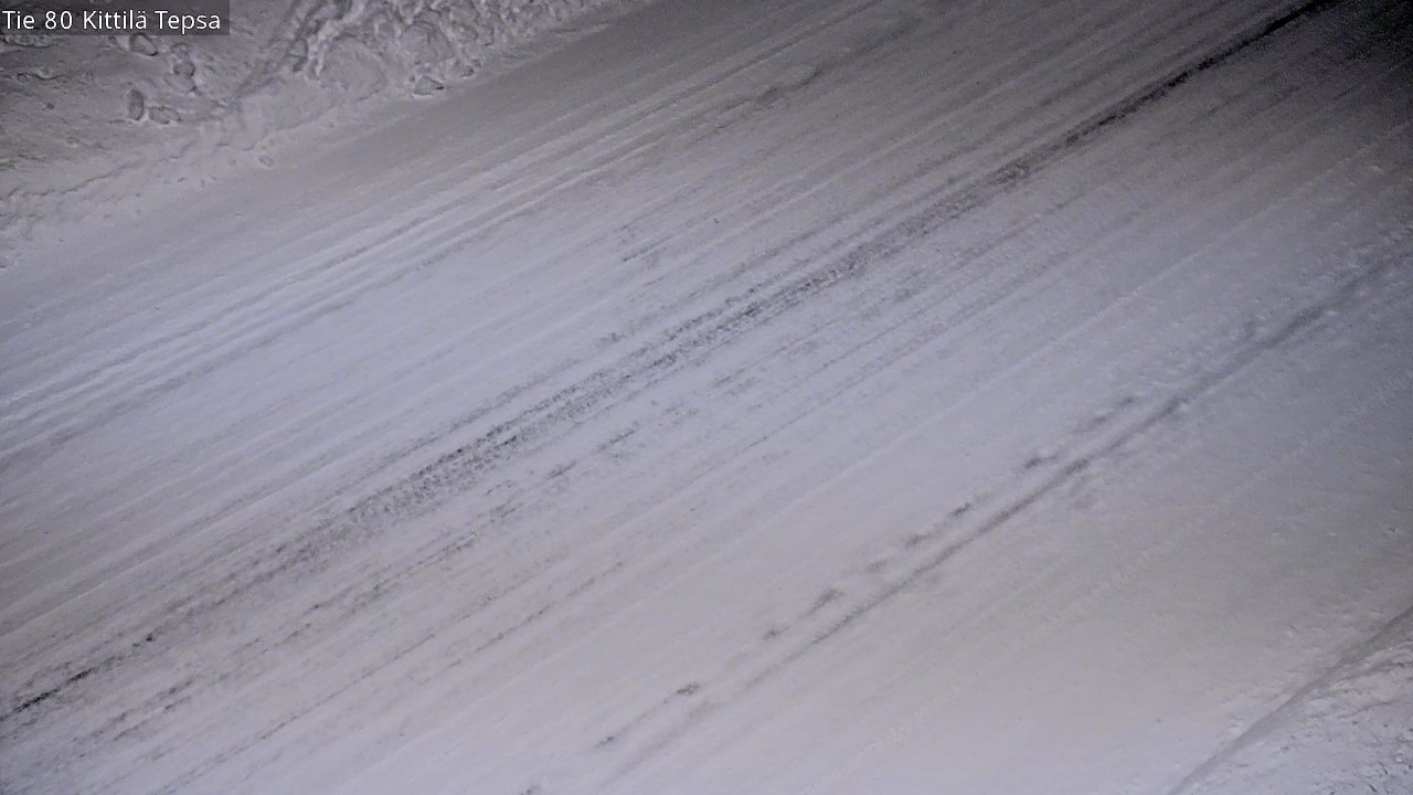 Weather Camera Image Väg 80 Kittilä, Tepsa, Kittilä, Lappi