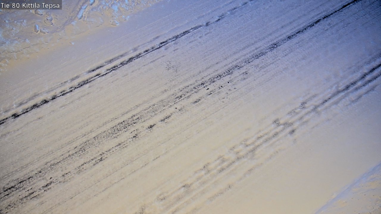 Weather Camera Image Road 80 Kittilä, Tepsa, Kittilä, Lappi