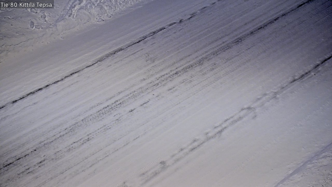 Weather Camera Image Väg 80 Kittilä, Tepsa, Kittilä, Lappi
