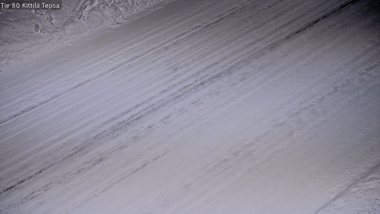 Weather Camera Image Väg 80 Kittilä, Tepsa, Kittilä, Lappi