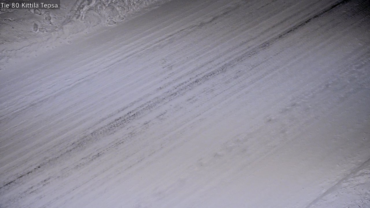 Weather Camera Image Väg 80 Kittilä, Tepsa, Kittilä, Lappi