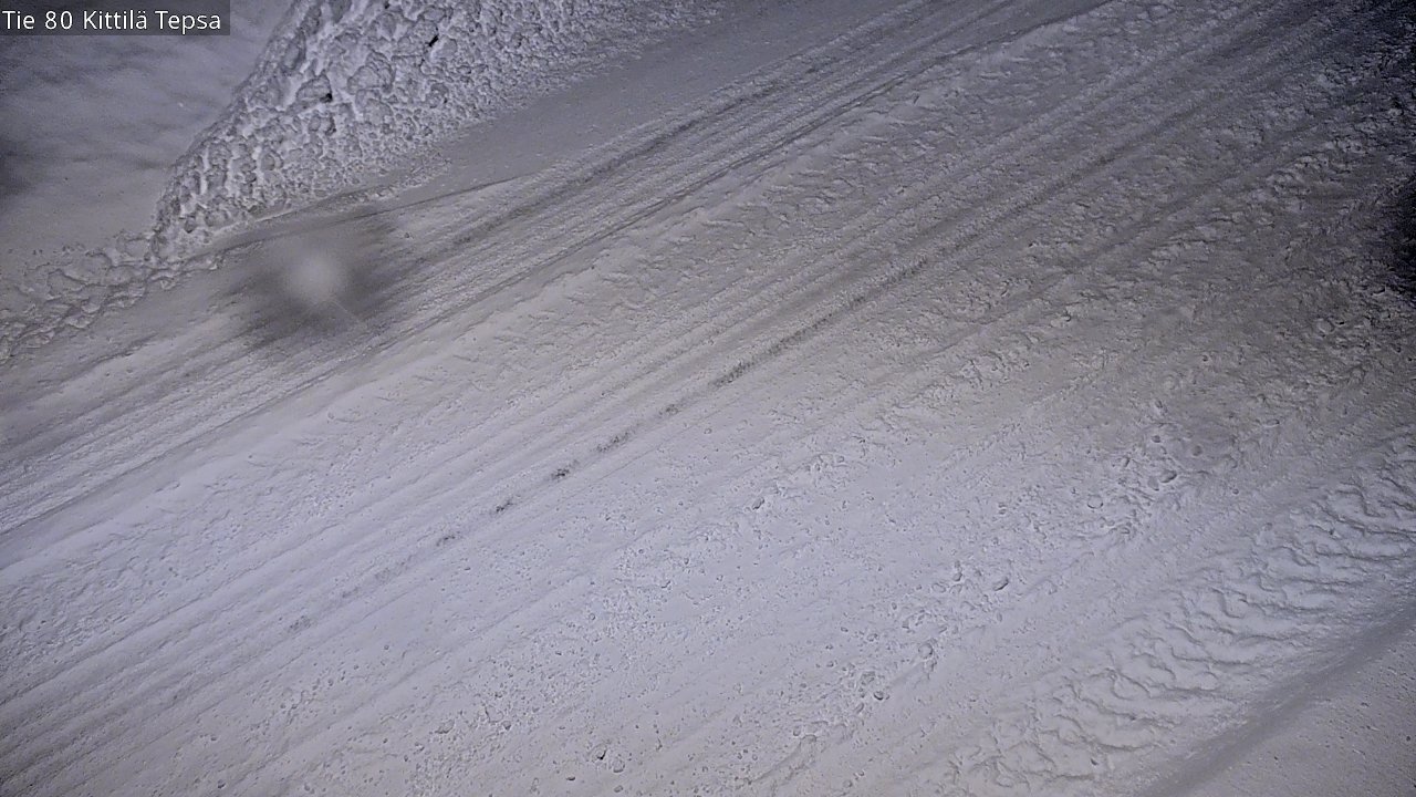 Weather Camera Image Väg 80 Kittilä, Tepsa, Kittilä, Lappi