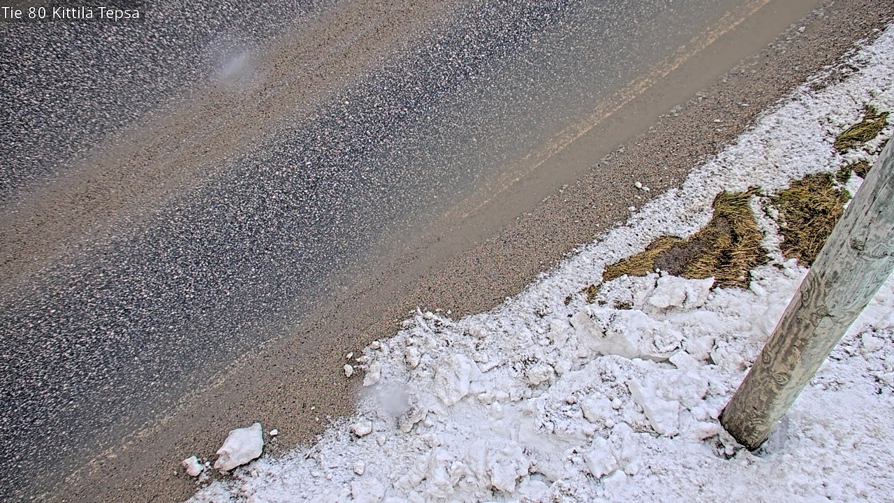 Weather Camera Image Road 80 Kittilä, Tepsa, Kittilä, Lappi