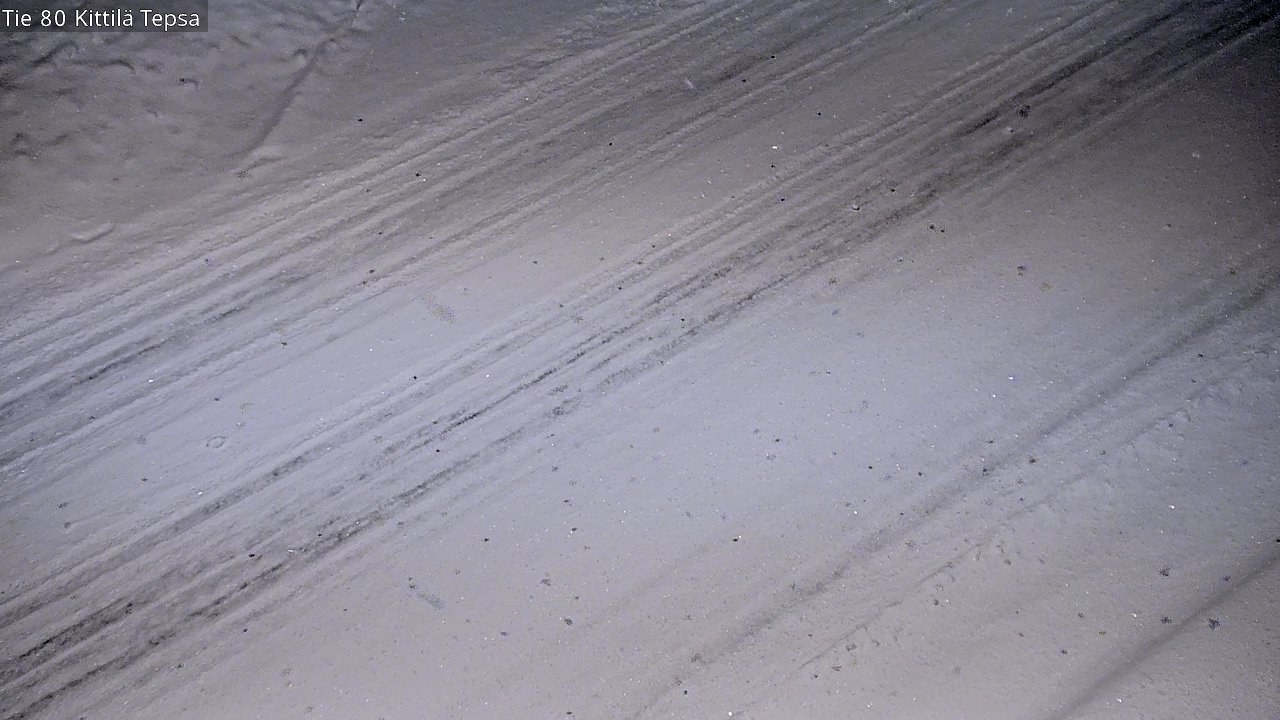 Weather Camera Image Väg 80 Kittilä, Tepsa, Kittilä, Lappi