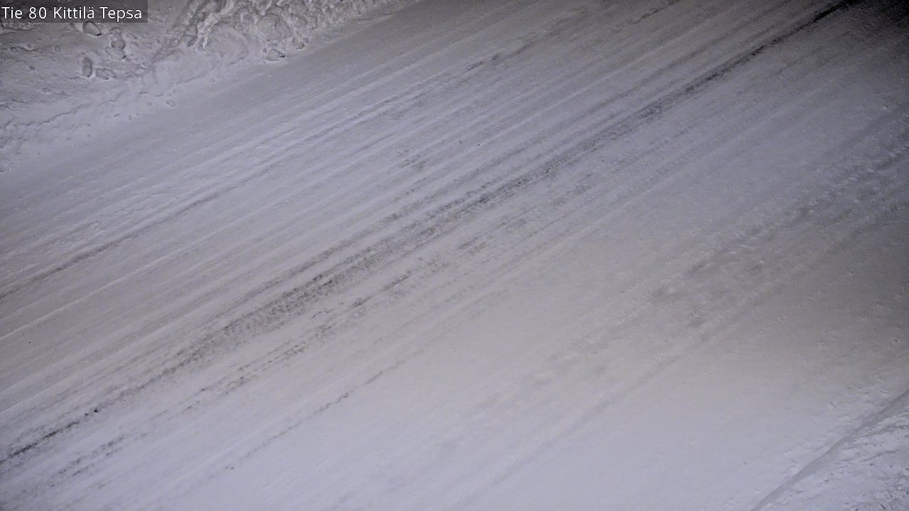 Weather Camera Image Väg 80 Kittilä, Tepsa, Kittilä, Lappi