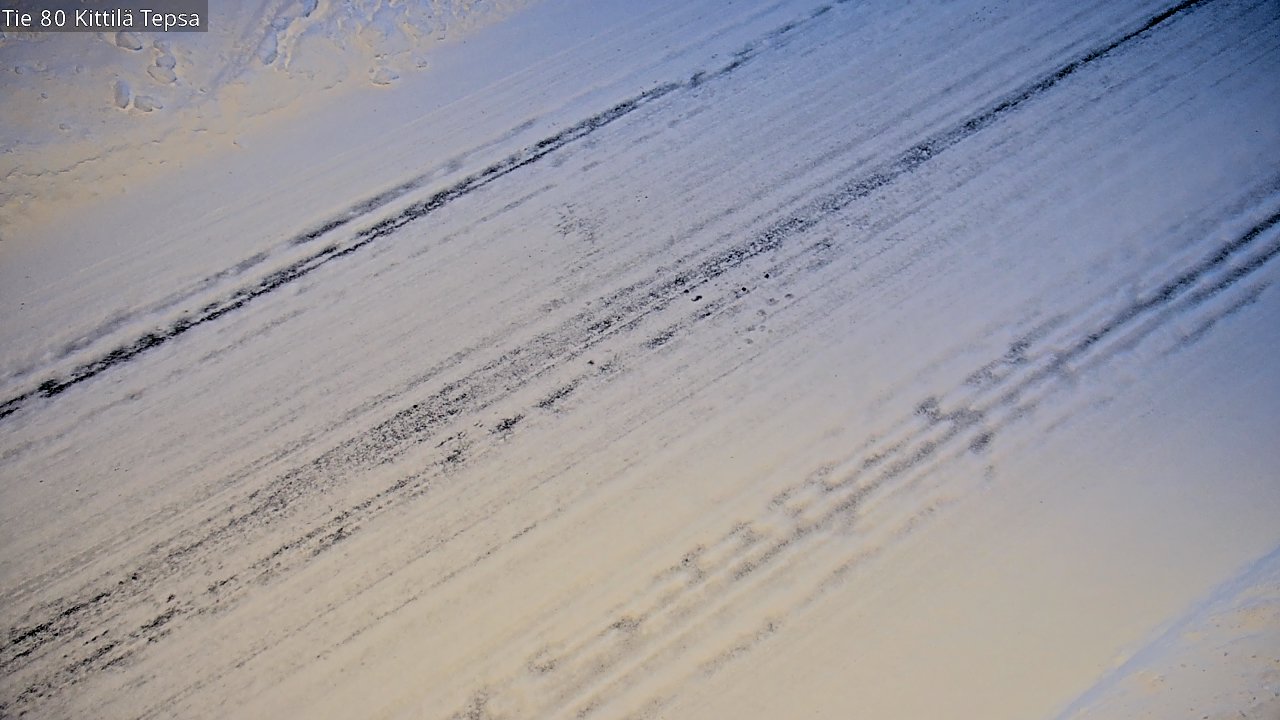 Weather Camera Image Road 80 Kittilä, Tepsa, Kittilä, Lappi