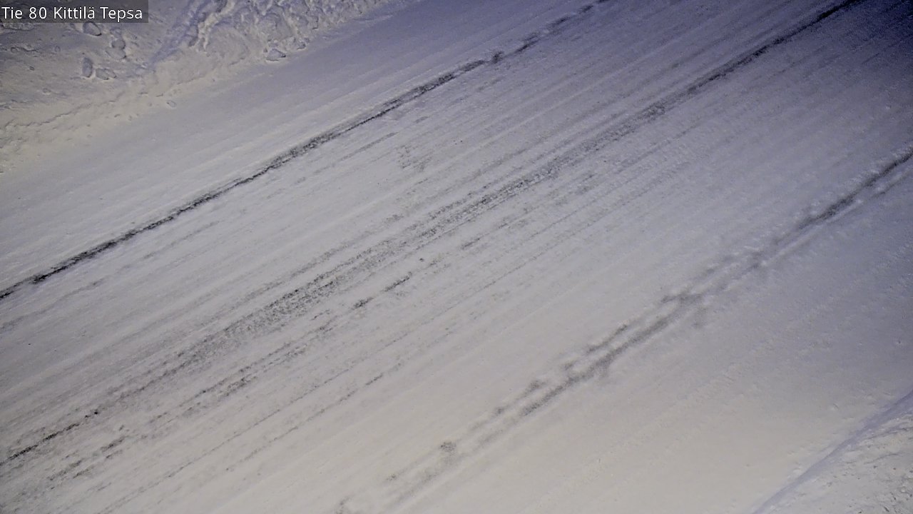 Weather Camera Image Väg 80 Kittilä, Tepsa, Kittilä, Lappi