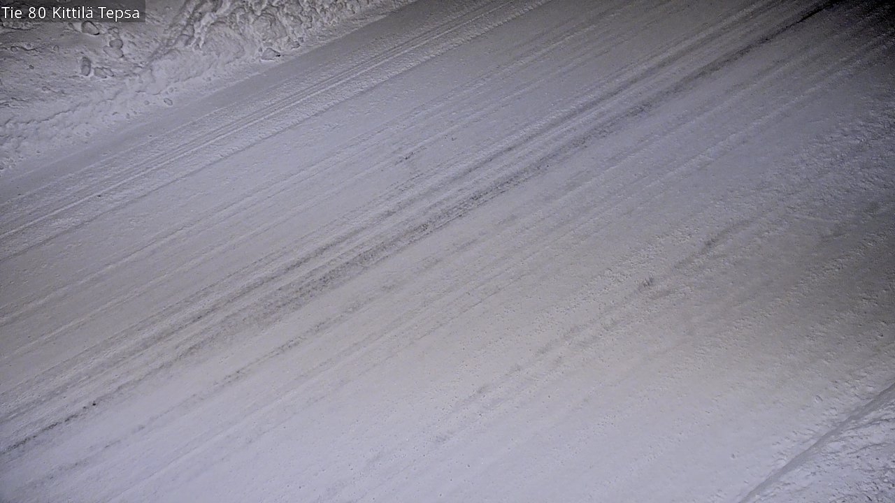 Weather Camera Image Väg 80 Kittilä, Tepsa, Kittilä, Lappi