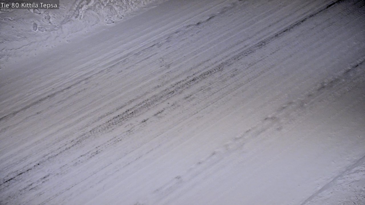 Weather Camera Image Väg 80 Kittilä, Tepsa, Kittilä, Lappi