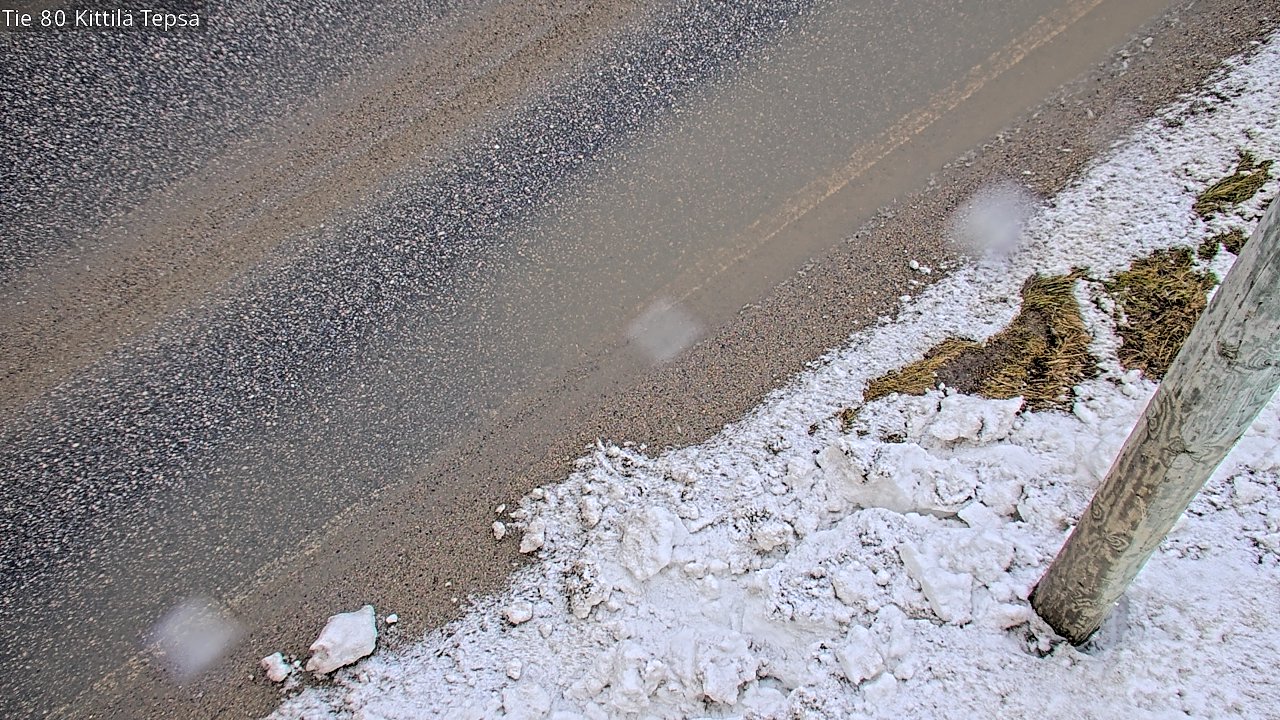 Weather Camera Image Road 80 Kittilä, Tepsa, Kittilä, Lappi
