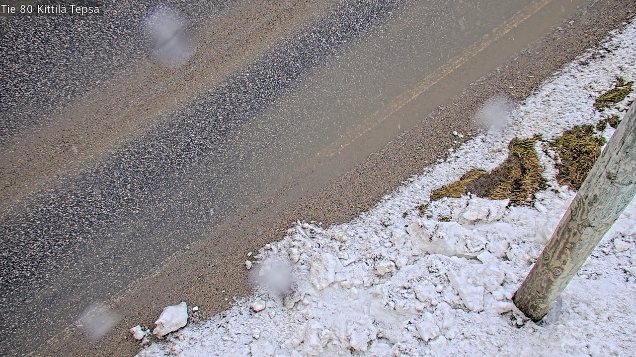 Weather Camera Image Road 80 Kittilä, Tepsa, Kittilä, Lappi