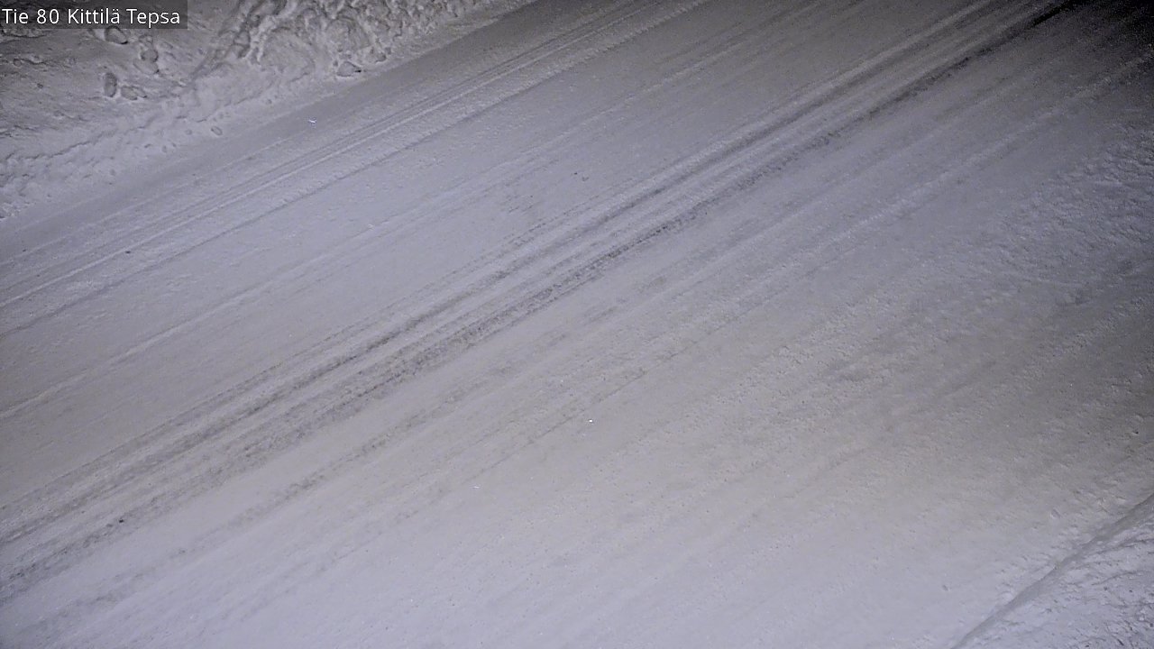 Weather Camera Image Väg 80 Kittilä, Tepsa, Kittilä, Lappi