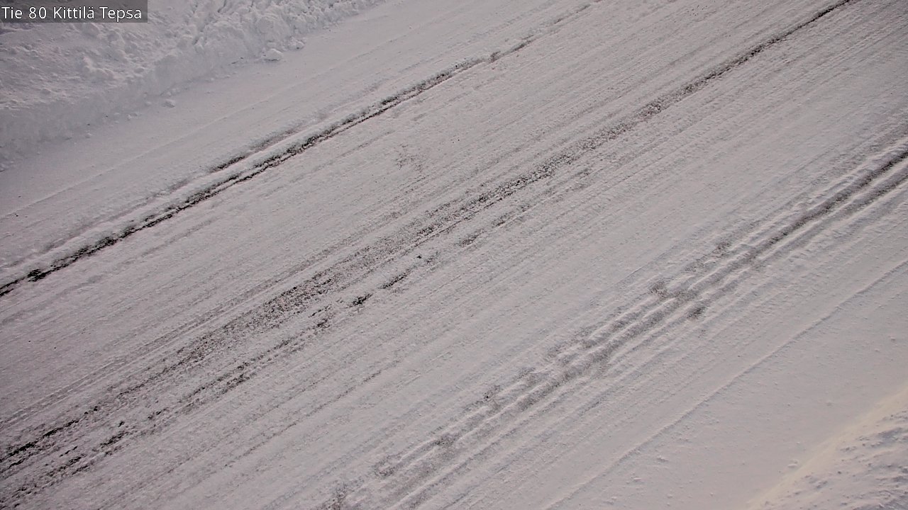 Weather Camera Image Väg 80 Kittilä, Tepsa, Kittilä, Lappi