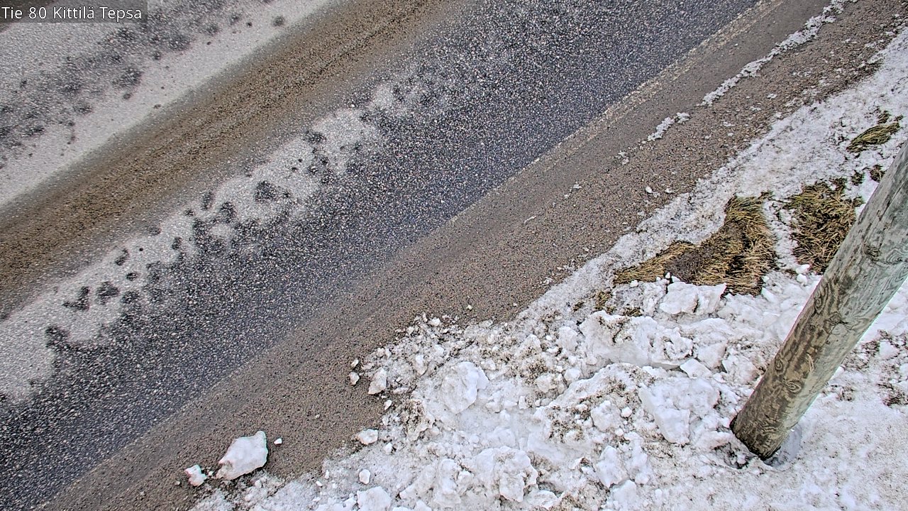 Weather Camera Image Väg 80 Kittilä, Tepsa, Kittilä, Lappi