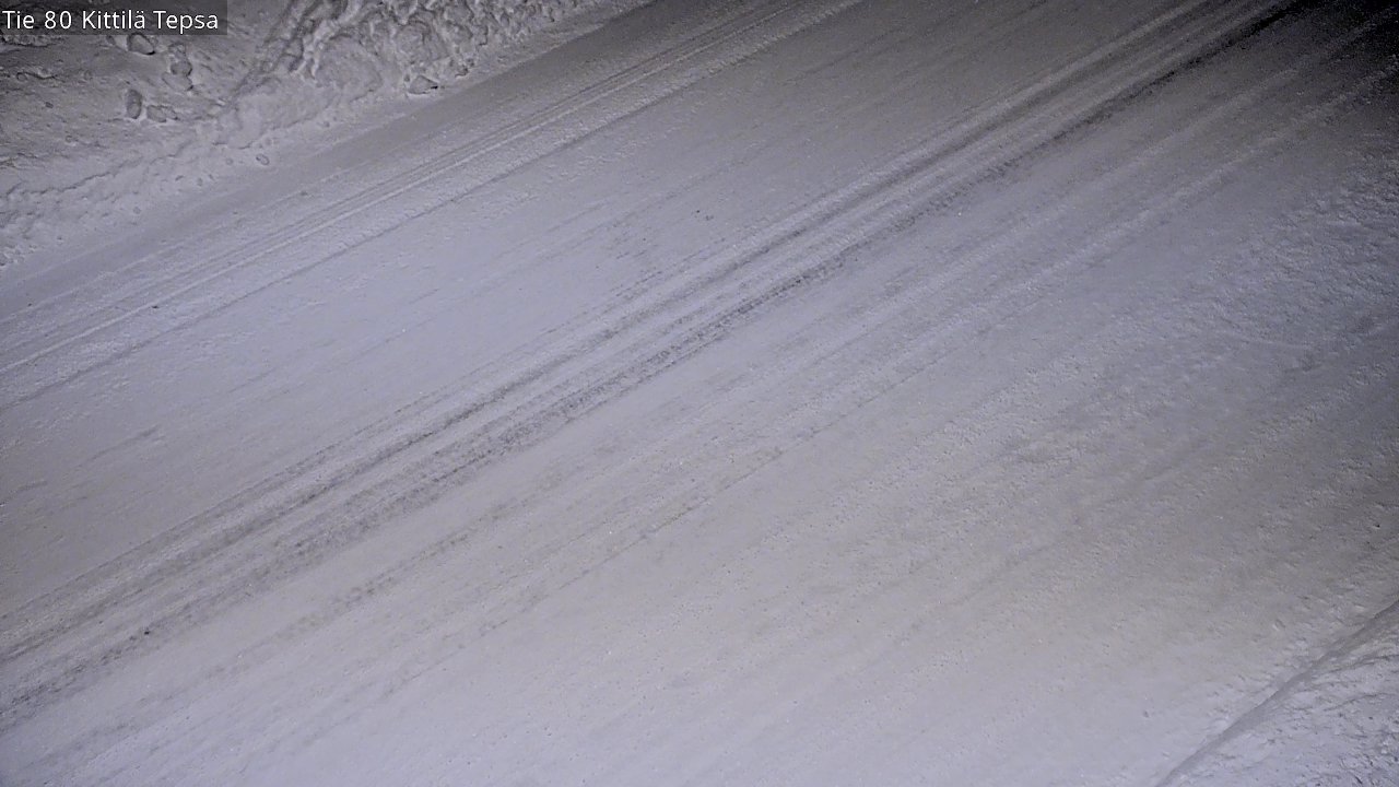 Weather Camera Image Väg 80 Kittilä, Tepsa, Kittilä, Lappi