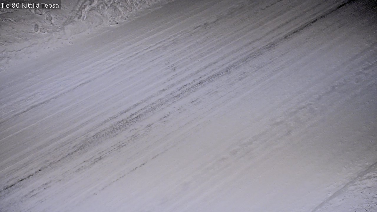 Weather Camera Image Väg 80 Kittilä, Tepsa, Kittilä, Lappi