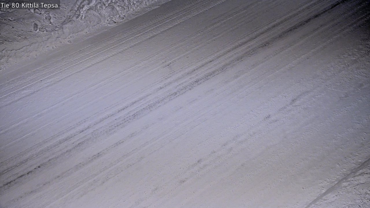 Weather Camera Image Väg 80 Kittilä, Tepsa, Kittilä, Lappi