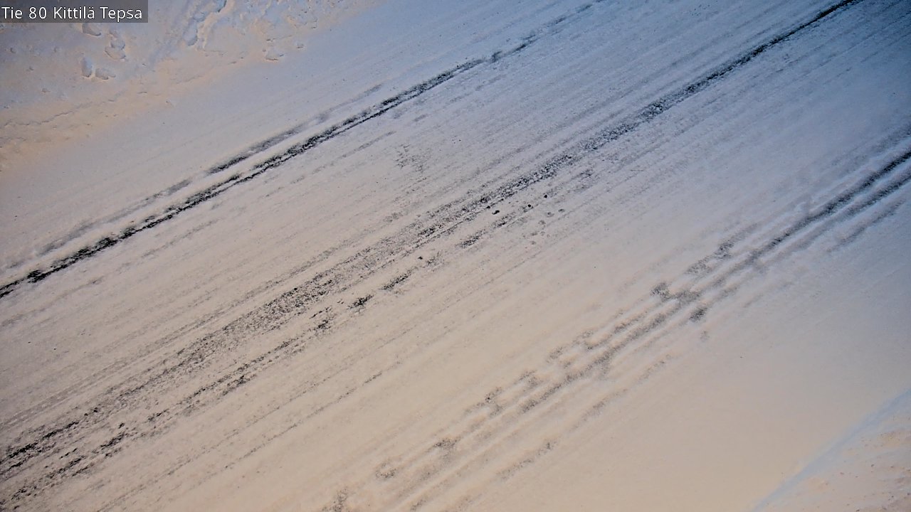 Weather Camera Image Road 80 Kittilä, Tepsa, Kittilä, Lappi