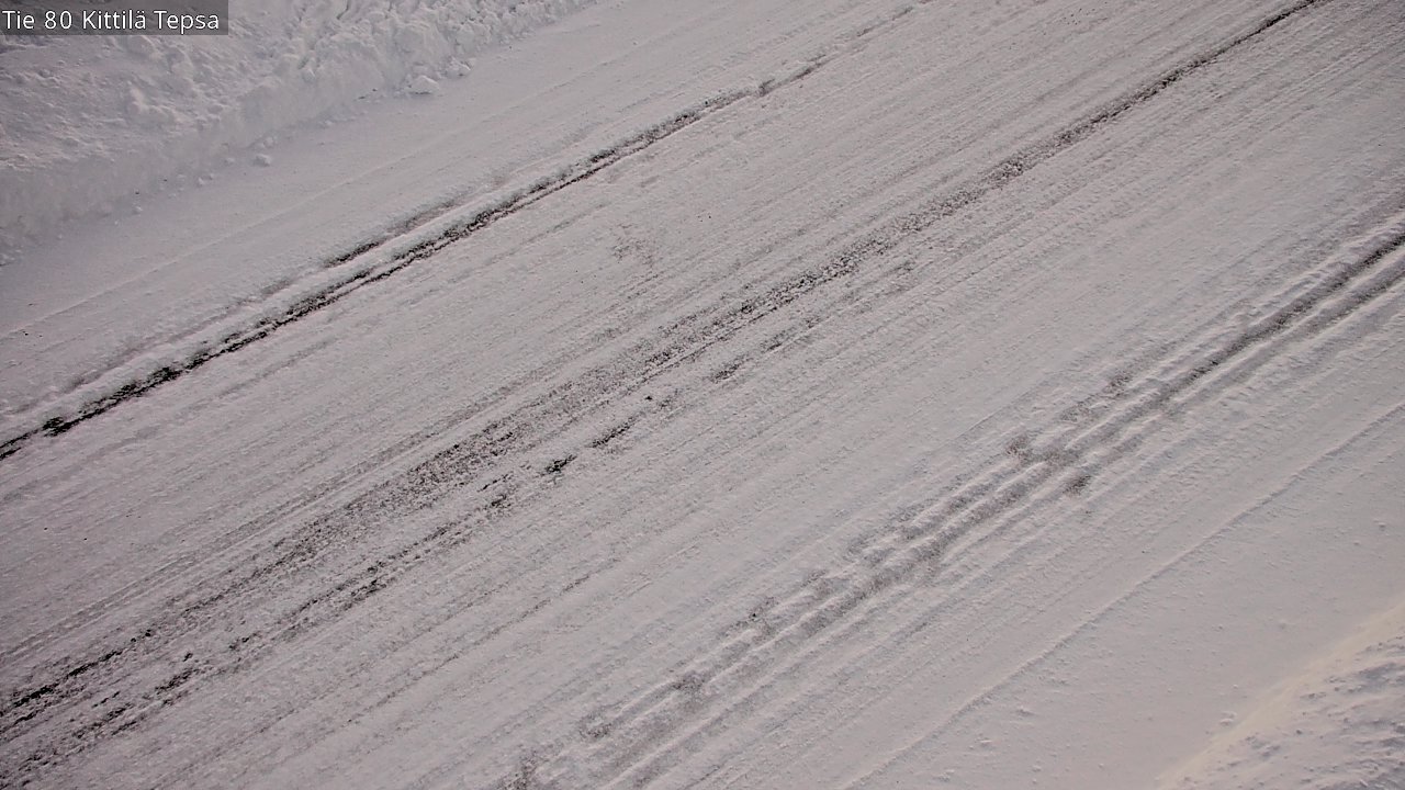 Weather Camera Image Väg 80 Kittilä, Tepsa, Kittilä, Lappi