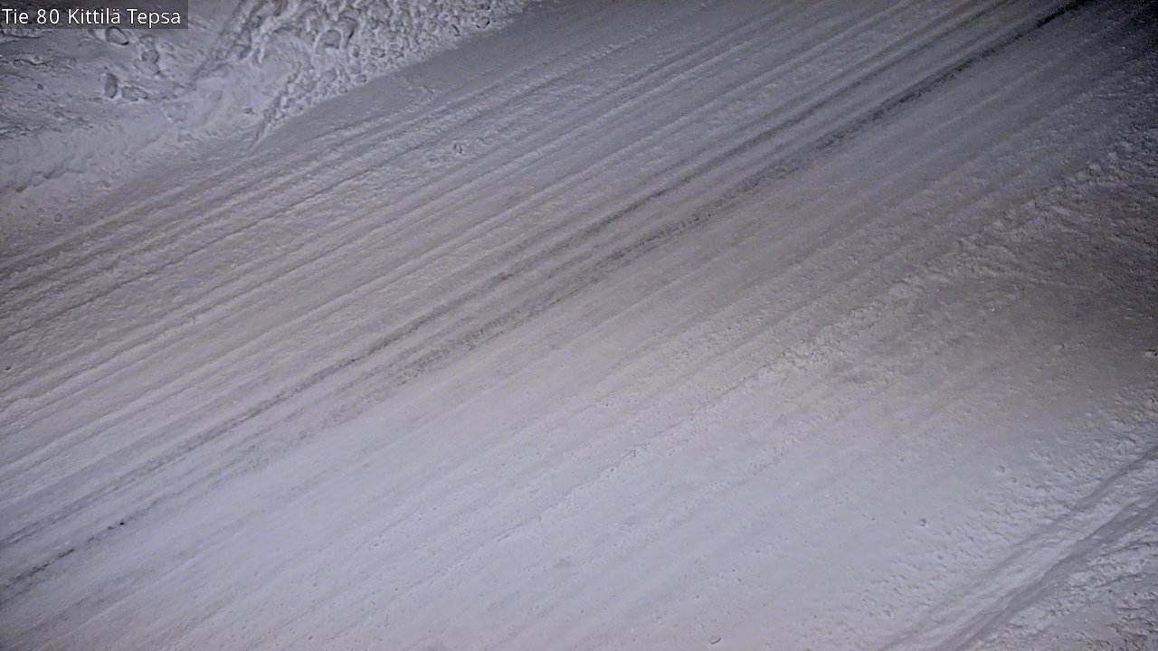 Weather Camera Image Väg 80 Kittilä, Tepsa, Kittilä, Lappi