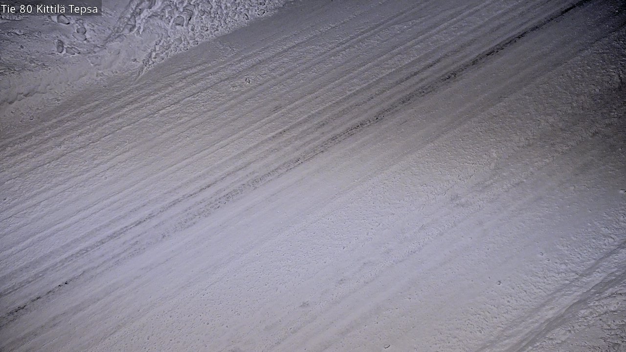 Weather Camera Image Väg 80 Kittilä, Tepsa, Kittilä, Lappi