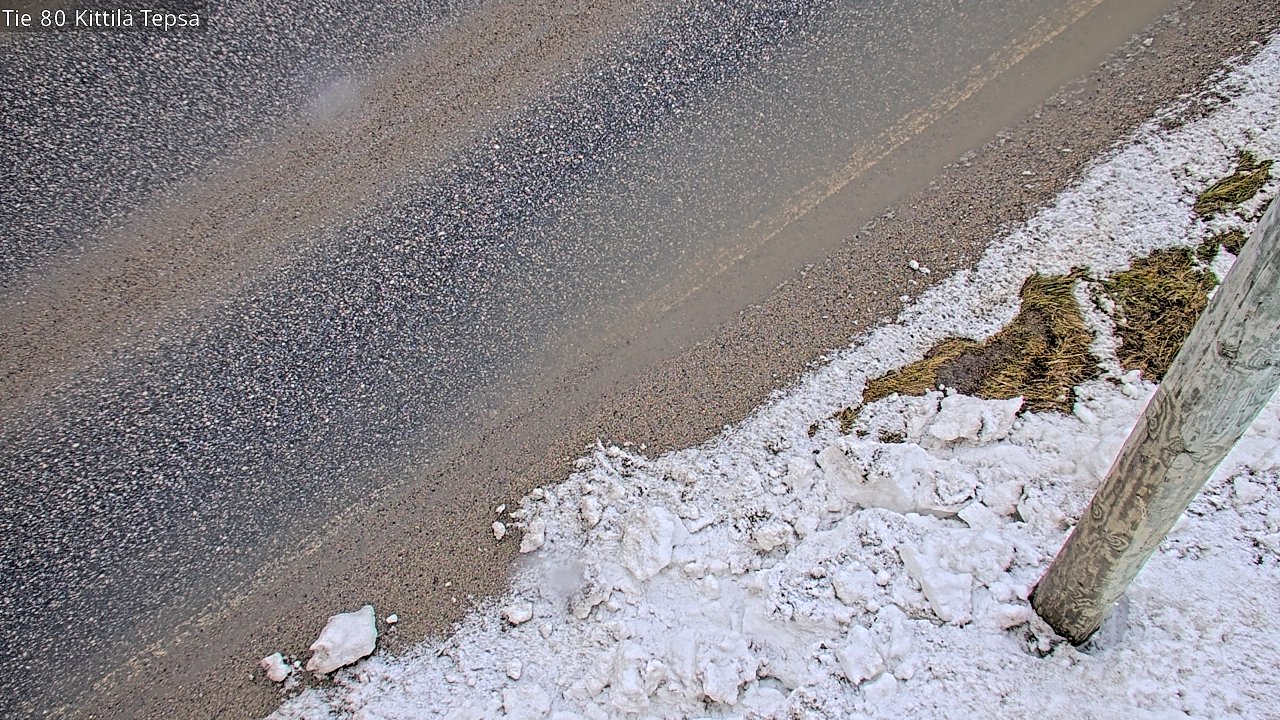 Weather Camera Image Road 80 Kittilä, Tepsa, Kittilä, Lappi