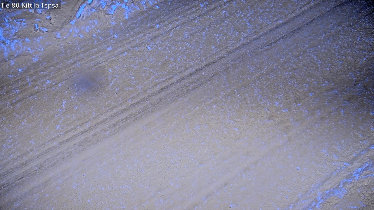 Weather Camera Image Väg 80 Kittilä, Tepsa, Kittilä, Lappi