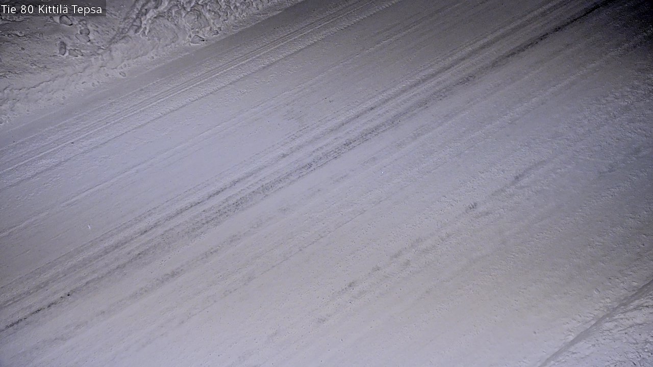 Weather Camera Image Väg 80 Kittilä, Tepsa, Kittilä, Lappi