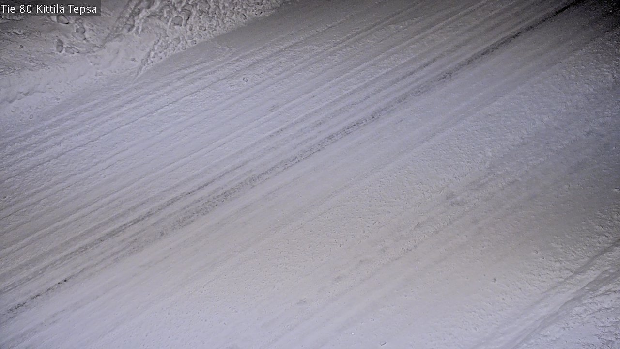 Weather Camera Image Väg 80 Kittilä, Tepsa, Kittilä, Lappi